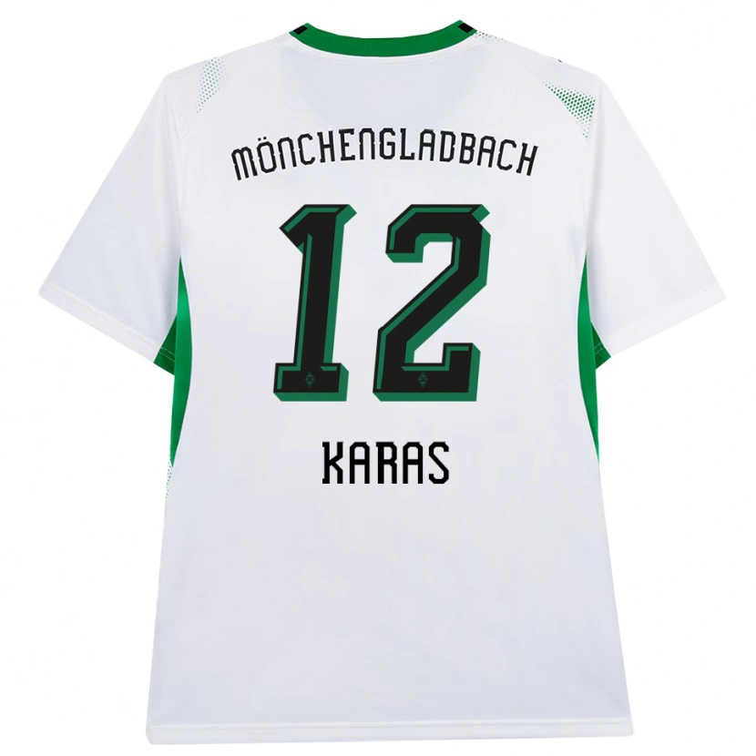Danxen Kvinnor Rafael Karas #12 Vit Svart Grön Hemmatröja Matchtröjor 2026/27 Tröjor T-Tröja