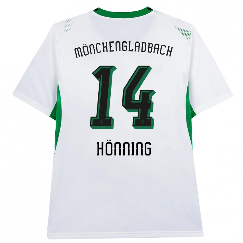 Danxen Kvinnor Louis Hönning #14 Vit Svart Grön Hemmatröja Matchtröjor 2026/27 Tröjor T-Tröja