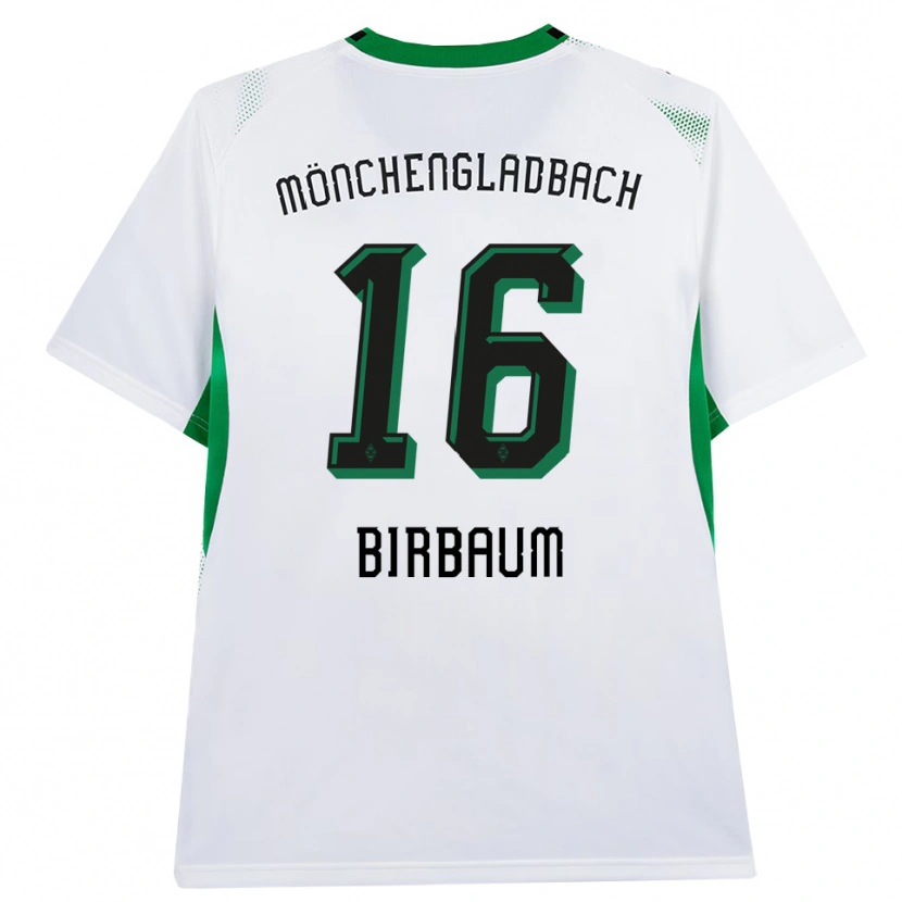 Danxen Kvinnor Anne Birbaum #16 Vit Svart Grön Hemmatröja Matchtröjor 2026/27 Tröjor T-Tröja