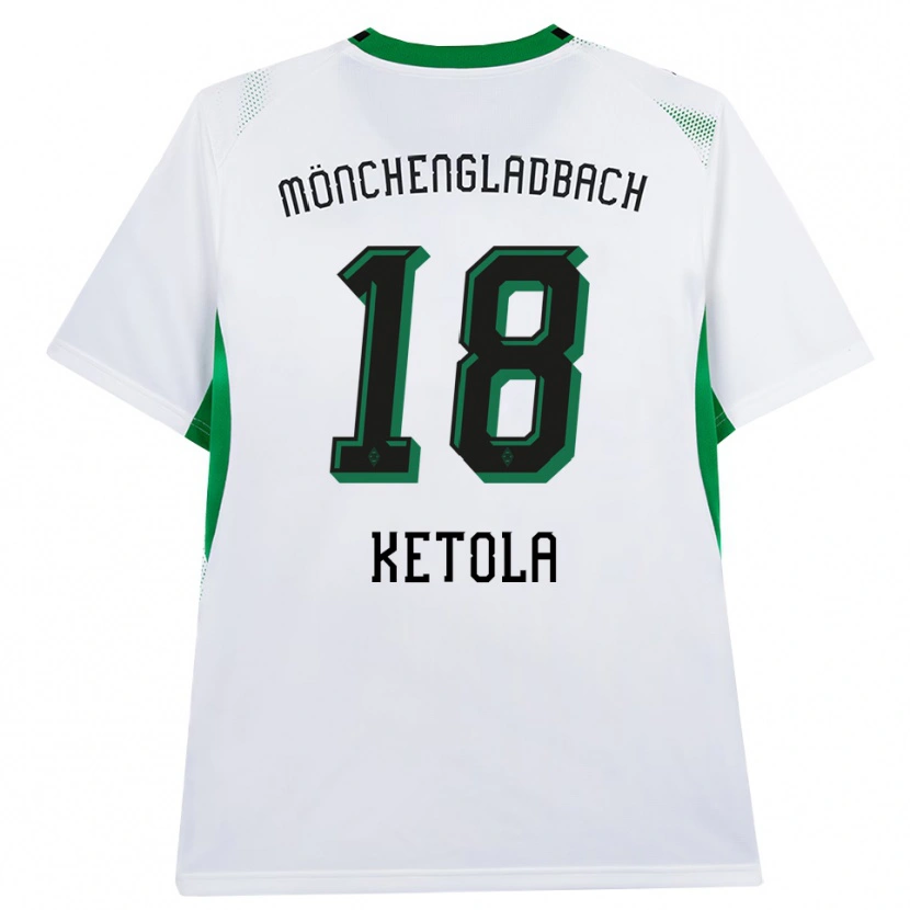 Danxen Kvinnor Sulo Ketola #18 Vit Svart Grön Hemmatröja Matchtröjor 2026/27 Tröjor T-Tröja
