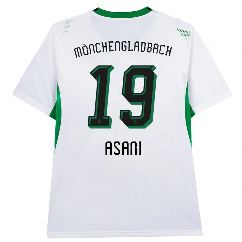 Danxen Kvinnor Aldrin Asani #19 Vit Svart Grön Hemmatröja Matchtröjor 2026/27 Tröjor T-Tröja