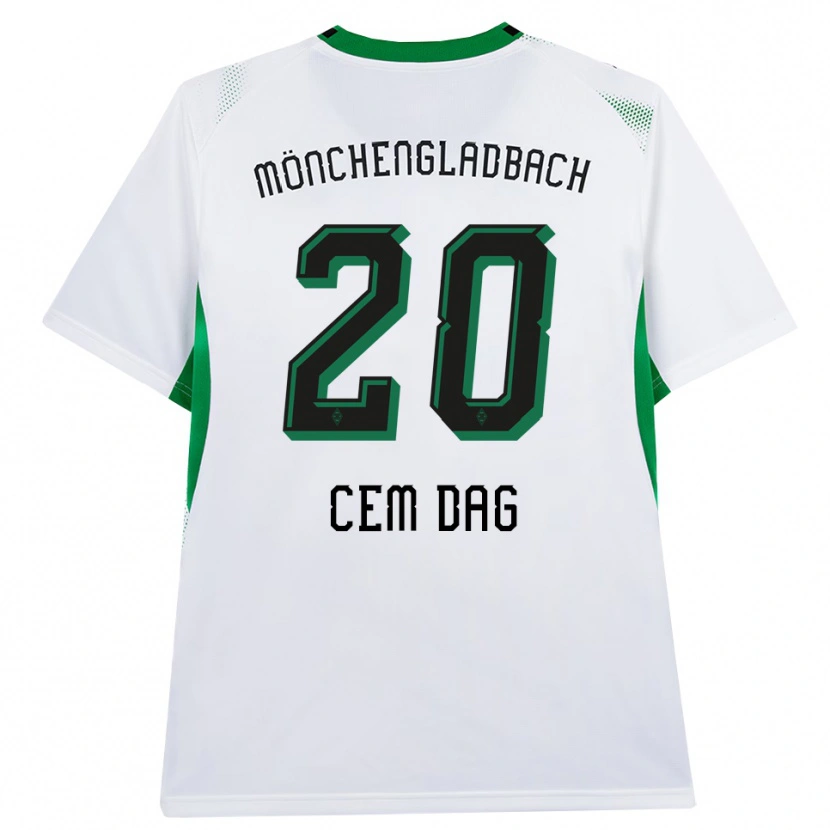 Danxen Kvinnor Cem Dag #20 Vit Svart Grön Hemmatröja Matchtröjor 2026/27 Tröjor T-Tröja