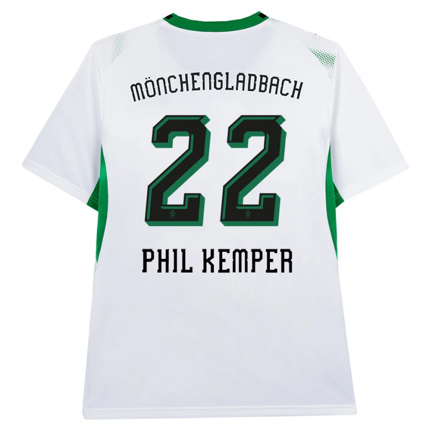 Danxen Kvinnor Phil Kemper #22 Vit Svart Grön Hemmatröja Matchtröjor 2026/27 Tröjor T-Tröja