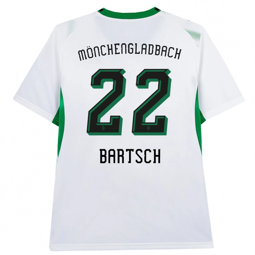 Danxen Kvinnor Kristina Bartsch #22 Vit Svart Grön Hemmatröja Matchtröjor 2026/27 Tröjor T-Tröja