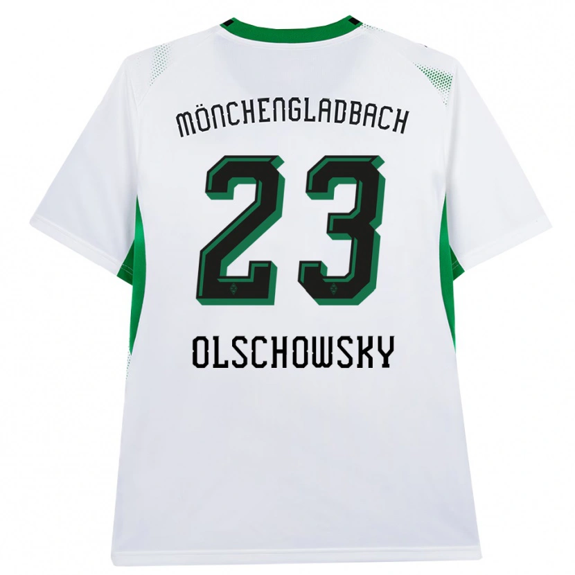 Danxen Kvinnor Jan Olschowsky #23 Vit Svart Grön Hemmatröja Matchtröjor 2026/27 Tröjor T-Tröja