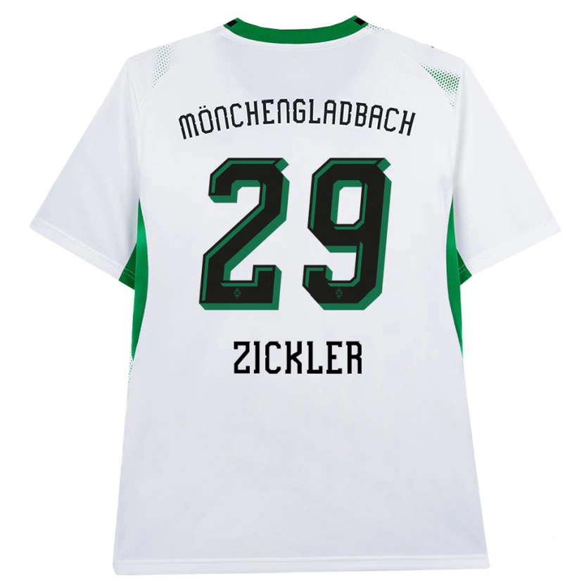 Danxen Kvinnor Jakob Zickler #29 Vit Svart Grön Hemmatröja Matchtröjor 2026/27 Tröjor T-Tröja