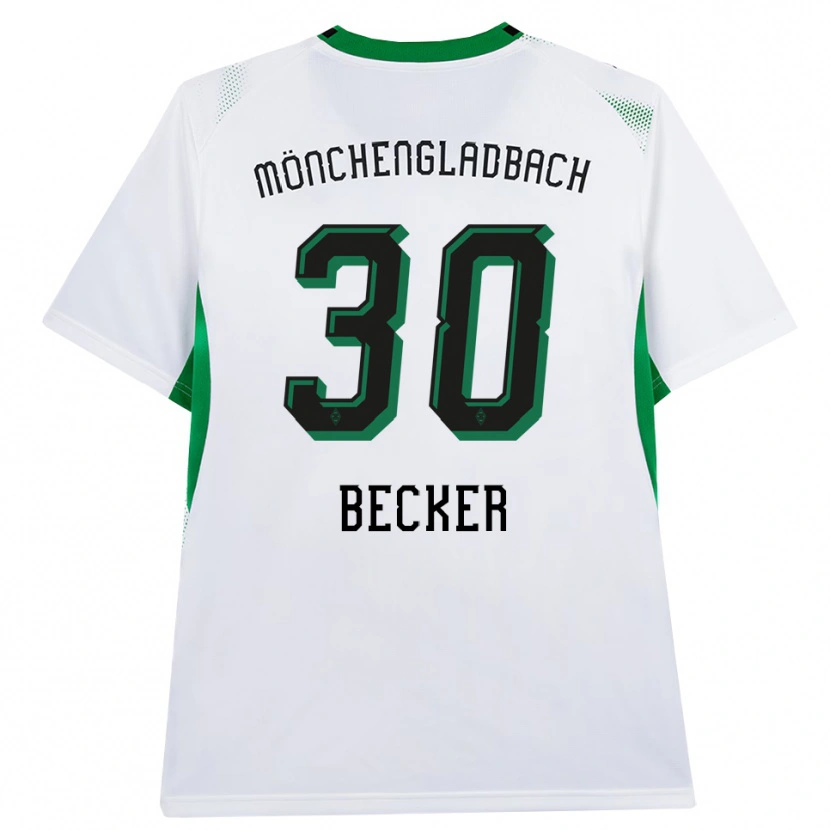 Danxen Kvinnor Benjamin Becker #30 Vit Svart Grön Hemmatröja Matchtröjor 2026/27 Tröjor T-Tröja