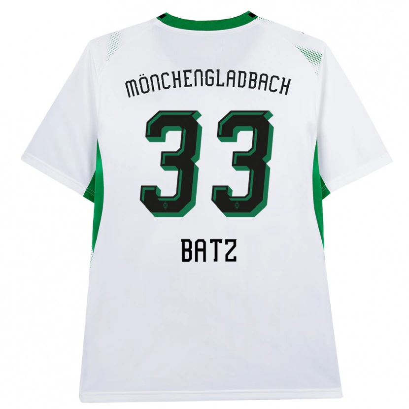 Danxen Kvinnor Daniel Batz #33 Vit Svart Grön Hemmatröja Matchtröjor 2026/27 Tröjor T-Tröja