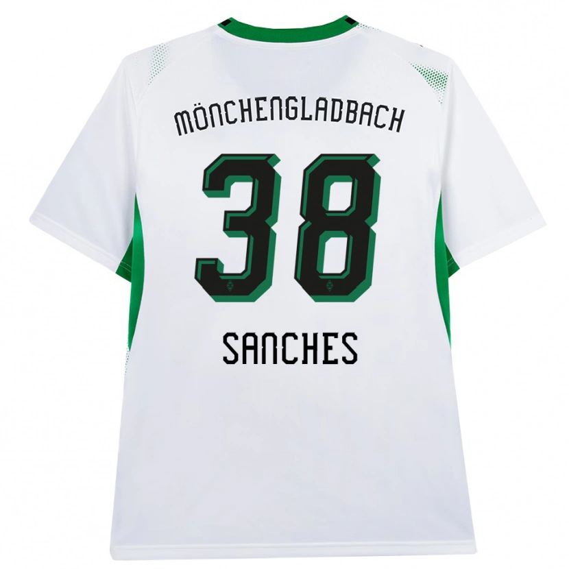 Danxen Kvinnor Yvandro Borges Sanches #38 Vit Svart Grön Hemmatröja Matchtröjor 2026/27 Tröjor T-Tröja