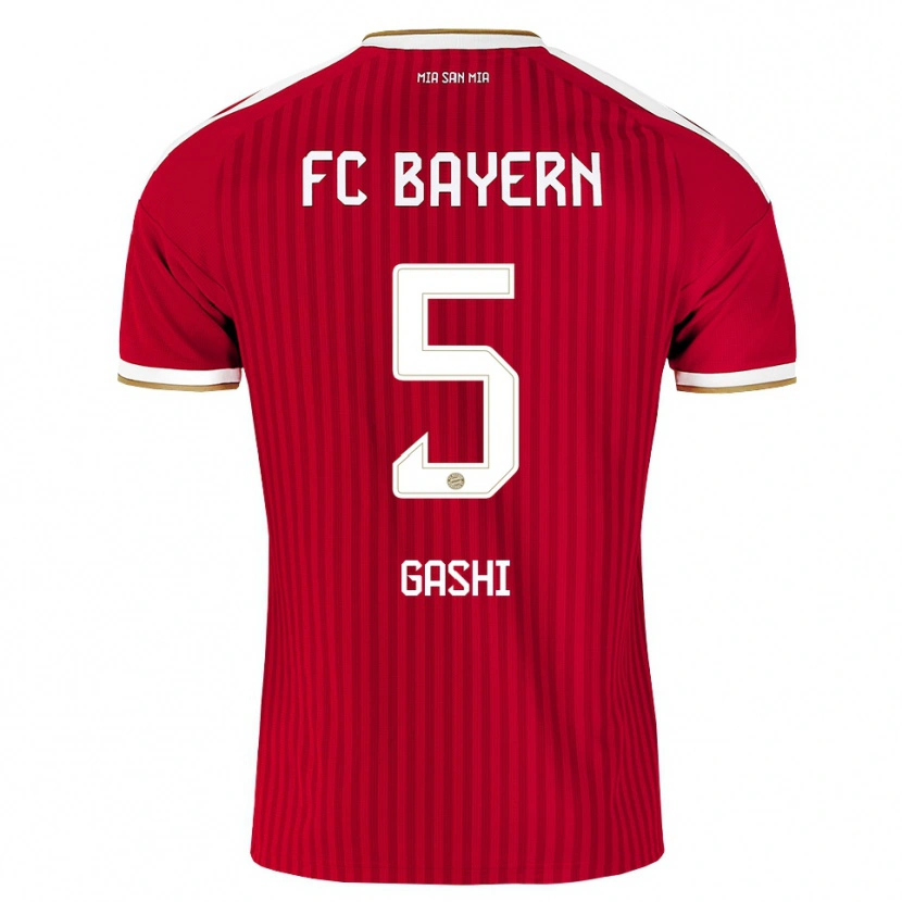 Danxen Kvinnor Afrim Gashi #5 Röd Vit Blå Hemmatröja Matchtröjor 2026/27 Tröjor T-Tröja