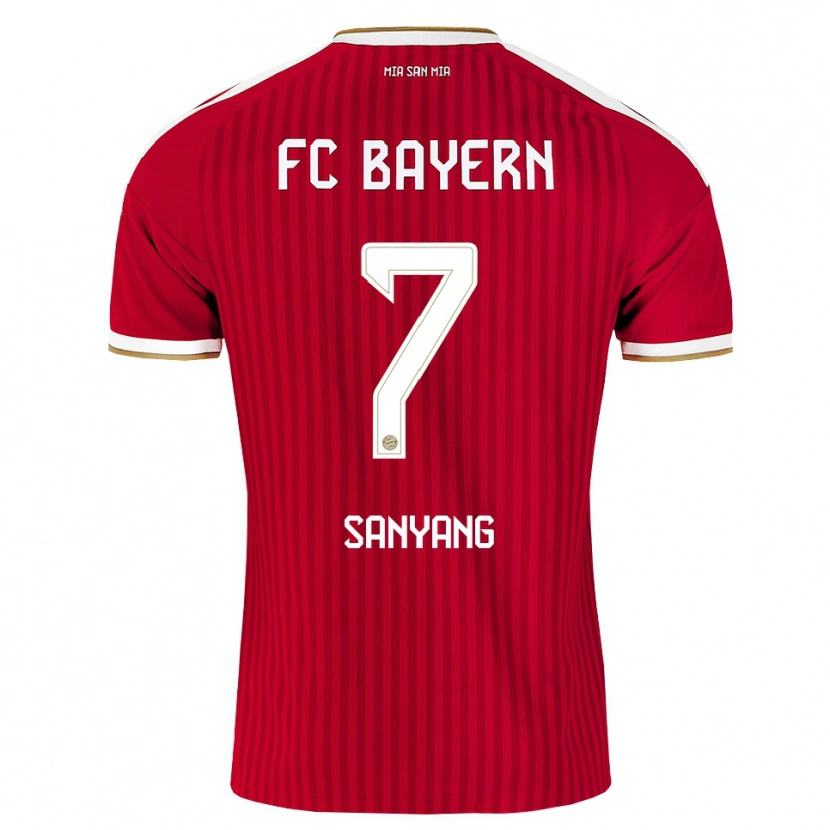 Danxen Kvinnor Mamin Sanyang #7 Röd Vit Blå Hemmatröja Matchtröjor 2026/27 Tröjor T-Tröja