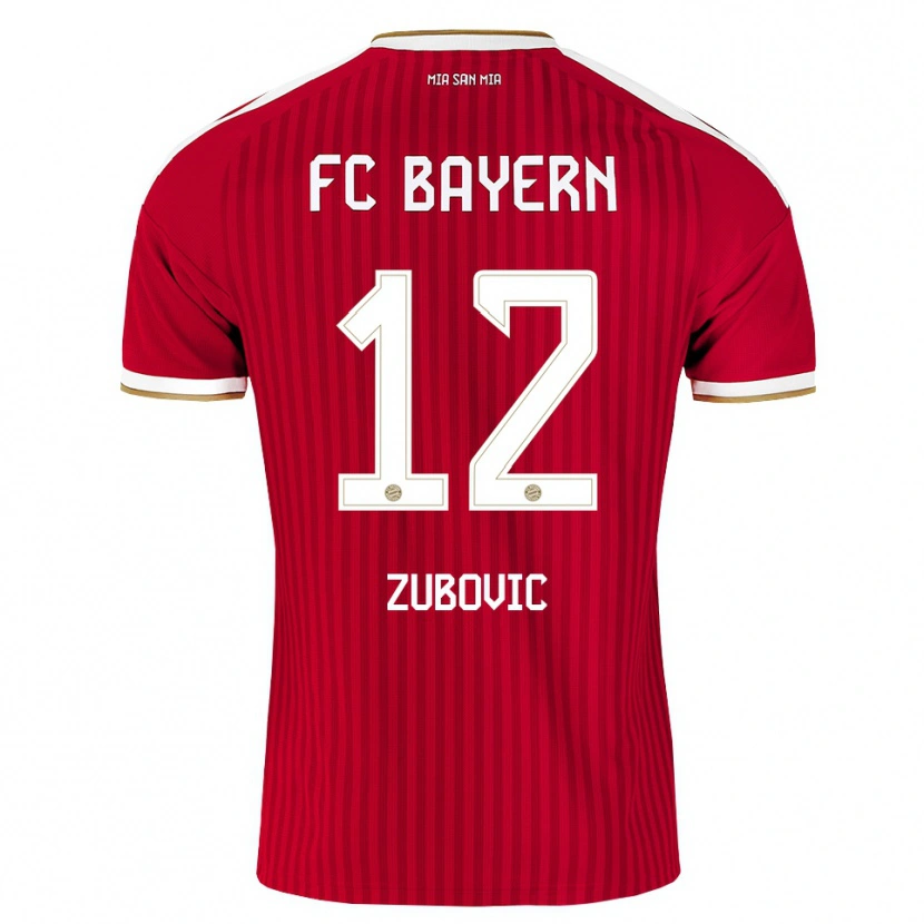 Danxen Kvinnor Deni Zubovic #12 Röd Vit Blå Hemmatröja Matchtröjor 2026/27 Tröjor T-Tröja
