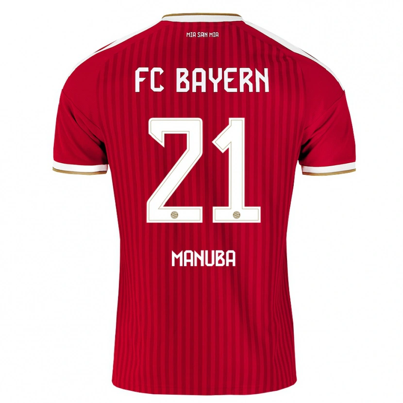 Danxen Kvinnor Vincent Manuba #21 Röd Vit Blå Hemmatröja Matchtröjor 2026/27 Tröjor T-Tröja