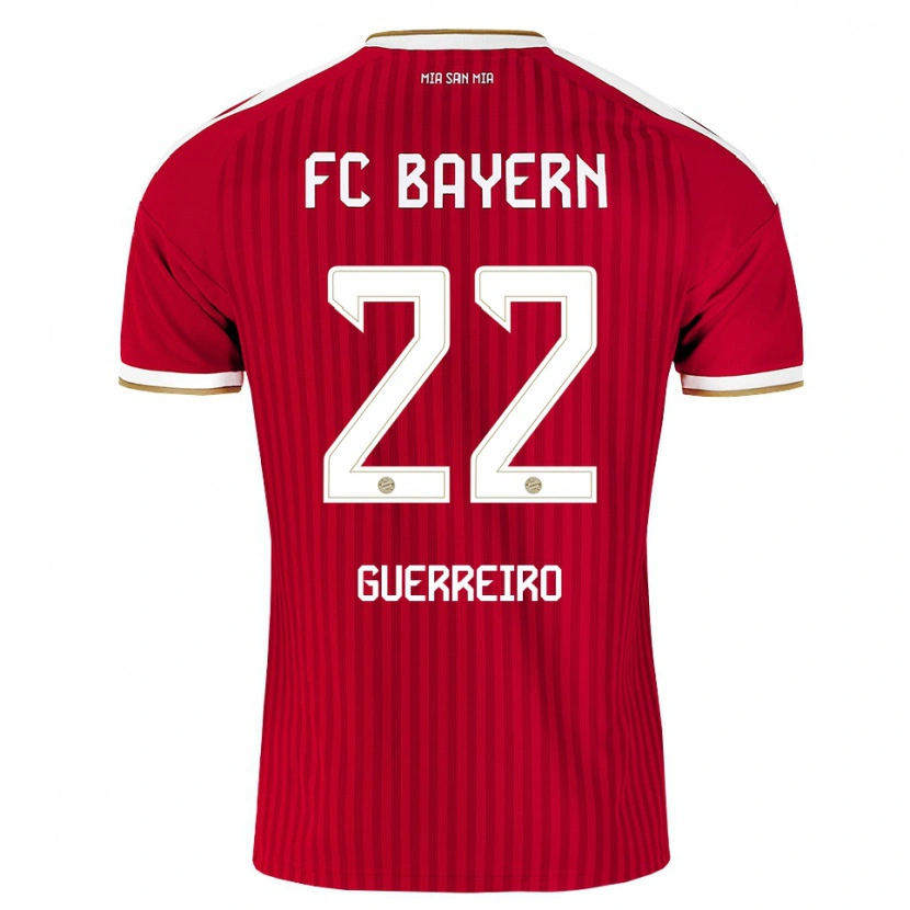 Danxen Kvinnor Raphael Guerreiro #22 Röd Vit Blå Hemmatröja Matchtröjor 2026/27 Tröjor T-Tröja