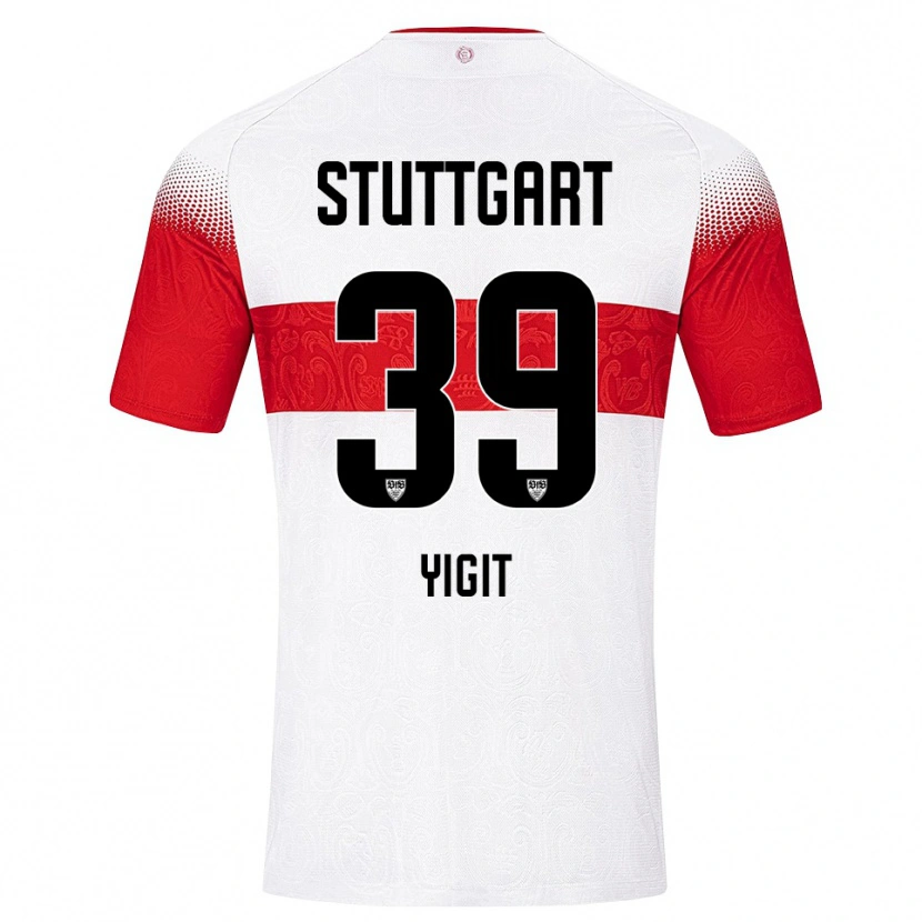 Danxen Kvinnor Ertugrul Yigit #39 Vit Röd Gul Hemmatröja Matchtröjor 2026/27 Tröjor T-Tröja