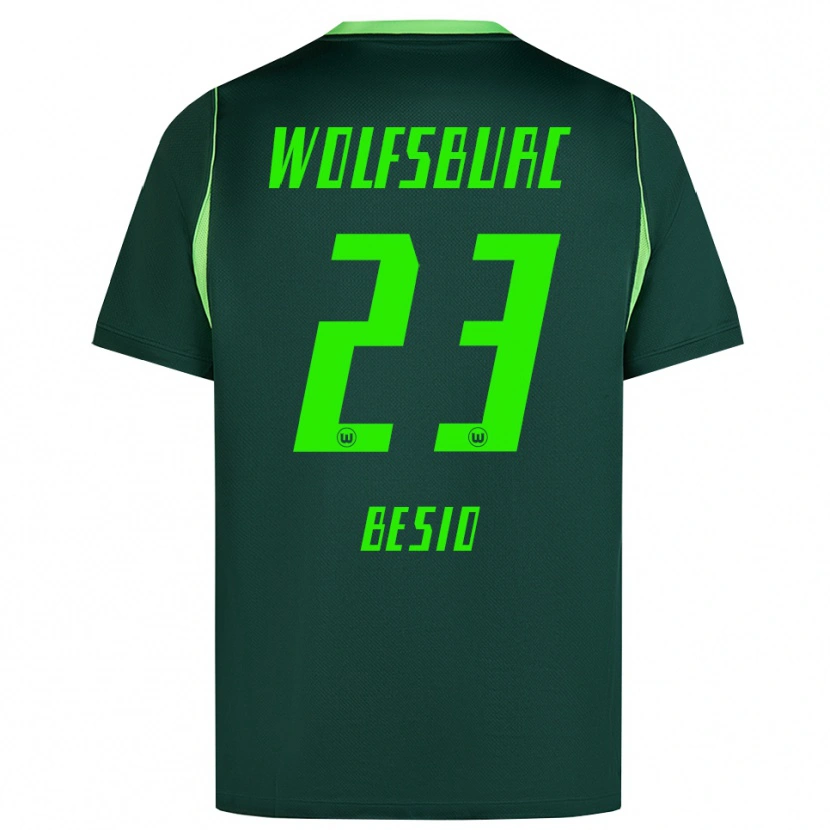 Danxen Kvinnor Alessio Besio #23 Mörkgrön Vit Hemmatröja Matchtröjor 2026/27 Tröjor T-Tröja