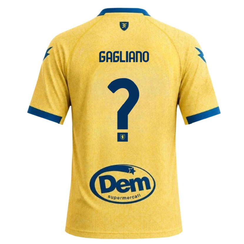 Danxen Kvinnor Mattia Gagliano #0 Khakisvart Blå Hemmatröja Matchtröjor 2026/27 Tröjor T-Tröja