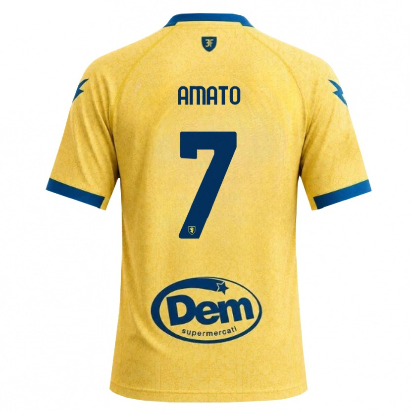 Danxen Kvinnor Leonardo Amato #7 Khakisvart Blå Hemmatröja Matchtröjor 2026/27 Tröjor T-Tröja