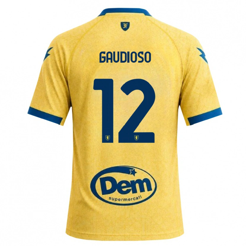 Danxen Kvinnor Gianmaria Gaudioso #12 Khakisvart Blå Hemmatröja Matchtröjor 2026/27 Tröjor T-Tröja