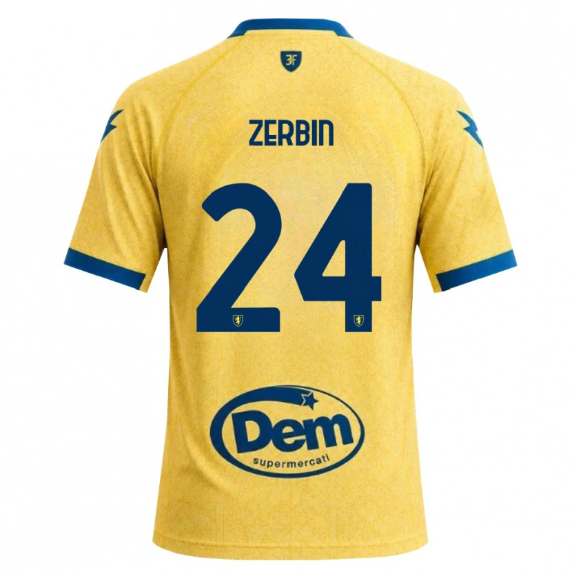Danxen Kvinnor Alessio Zerbin #24 Khakisvart Blå Hemmatröja Matchtröjor 2026/27 Tröjor T-Tröja