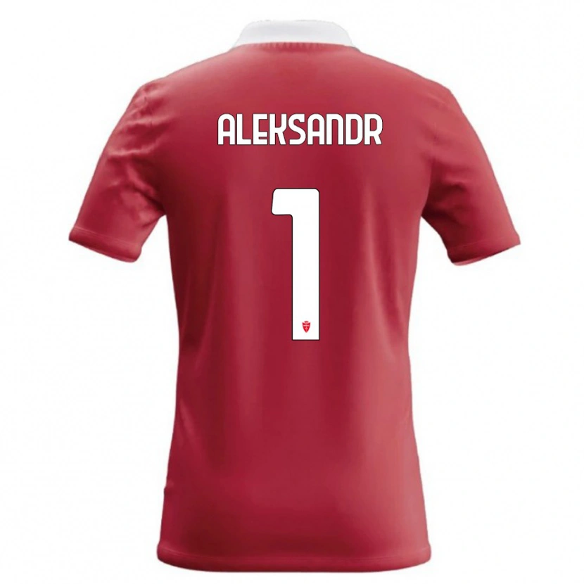 Danxen Kvinnor Aleksandr Ballabio #1 Röd Vit Hemmatröja Matchtröjor 2026/27 Tröjor T-Tröja