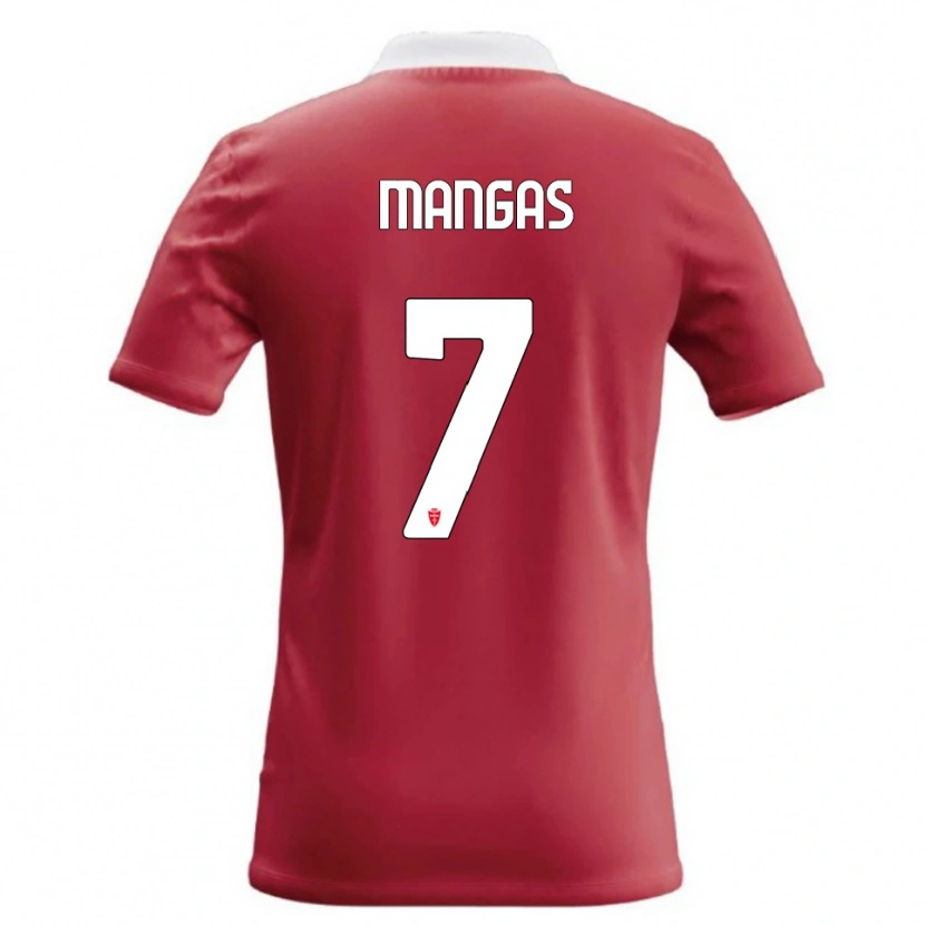 Danxen Kvinnor Ricardo Mangas #7 Röd Vit Hemmatröja Matchtröjor 2026/27 Tröjor T-Tröja