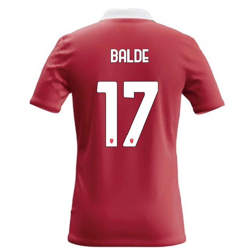 Danxen Kvinnor Keita Baldé #17 Röd Vit Hemmatröja Matchtröjor 2026/27 Tröjor T-Tröja