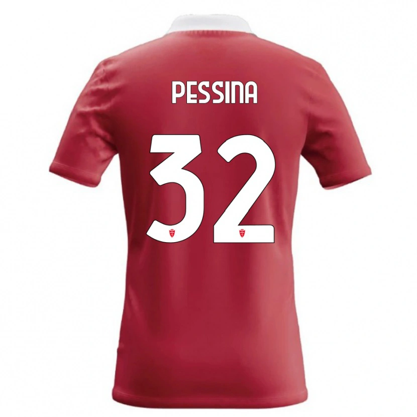 Danxen Kvinnor Matteo Pessina #32 Röd Vit Hemmatröja Matchtröjor 2026/27 Tröjor T-Tröja