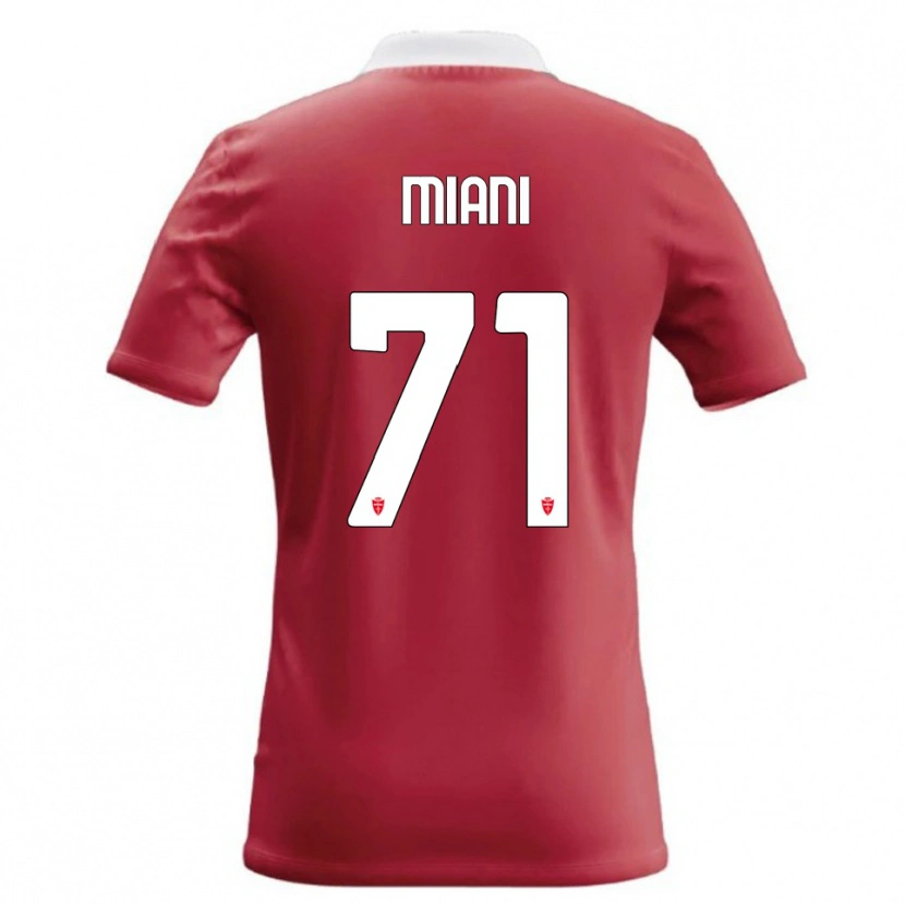 Danxen Kvinnor Arthur Miani #71 Röd Vit Hemmatröja Matchtröjor 2026/27 Tröjor T-Tröja