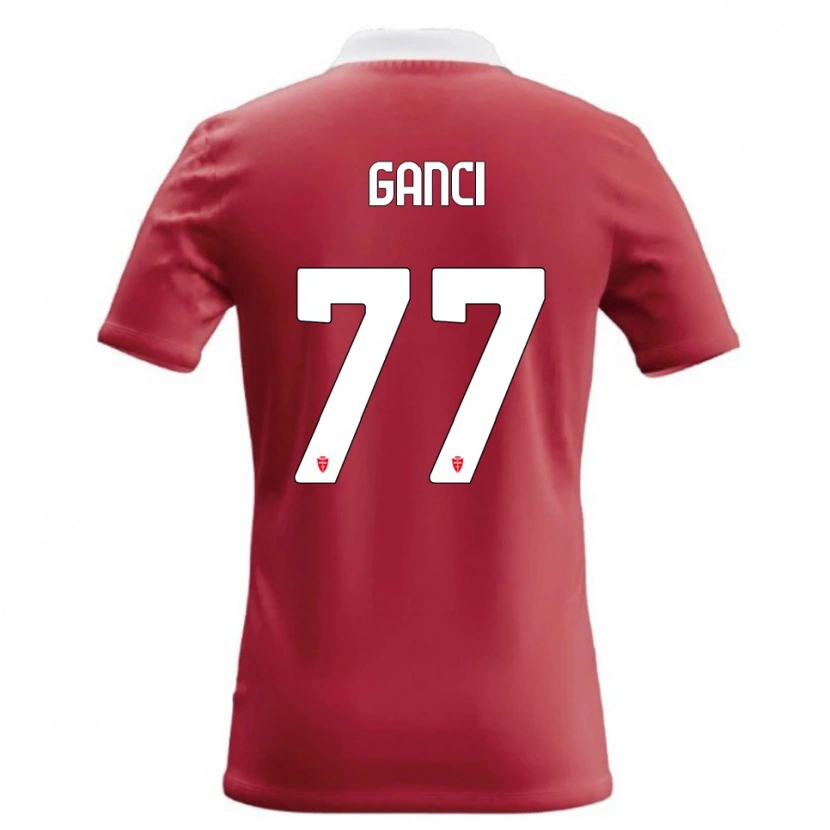 Danxen Kvinnor Daniele Ganci #77 Röd Vit Hemmatröja Matchtröjor 2026/27 Tröjor T-Tröja