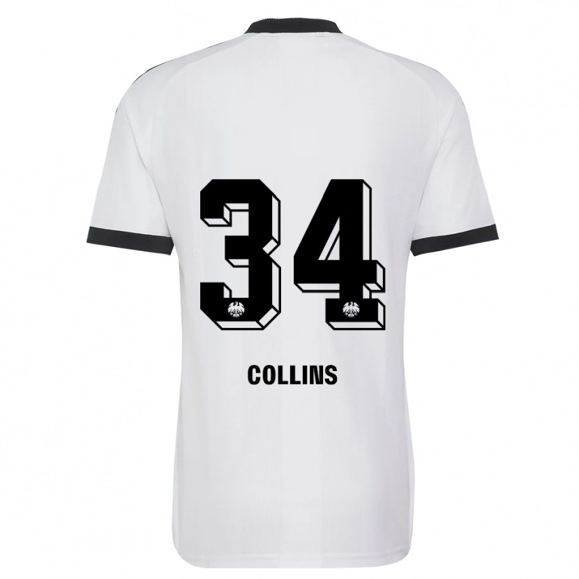 Danxen Kvinnor Nnamdi Collins #34 Svart Vit Bortatröja Matchtröjor 2026/27 Tröjor T-Tröja