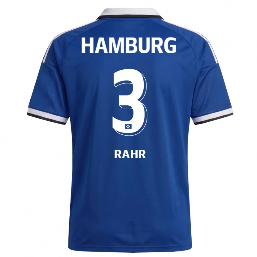 Danxen Kvinnor Calvin Rahr #3 Vit Blå Bortatröja Matchtröjor 2026/27 Tröjor T-Tröja