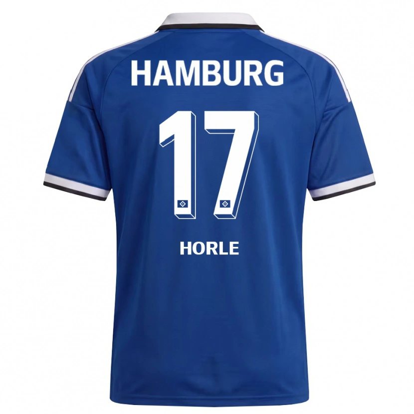 Danxen Kvinnor Tim Niclas Hörle #17 Vit Blå Bortatröja Matchtröjor 2026/27 Tröjor T-Tröja