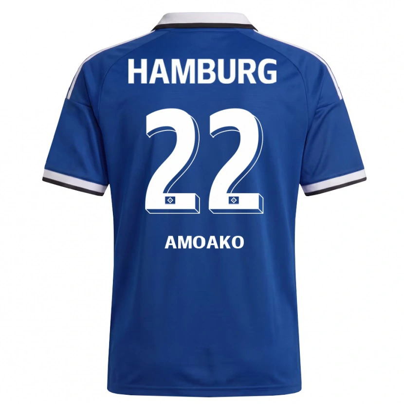 Danxen Kvinnor Kofi Amoako #22 Vit Blå Bortatröja Matchtröjor 2026/27 Tröjor T-Tröja