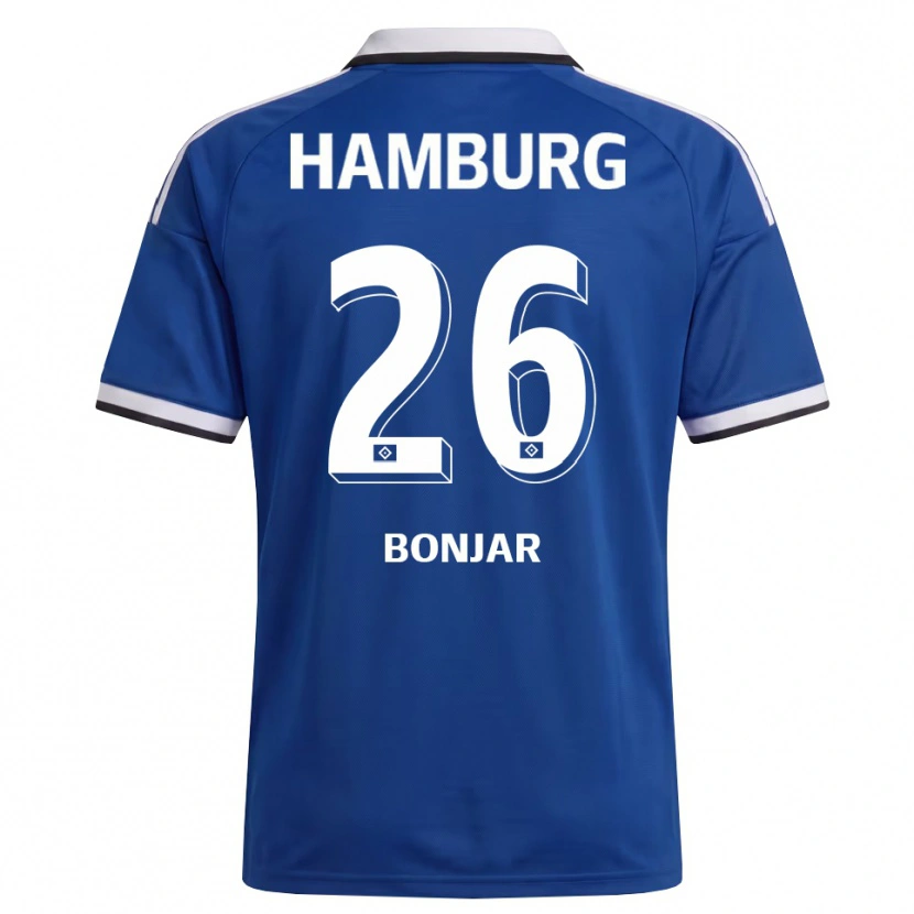 Danxen Kvinnor Amir Bonjar #26 Vit Blå Bortatröja Matchtröjor 2026/27 Tröjor T-Tröja