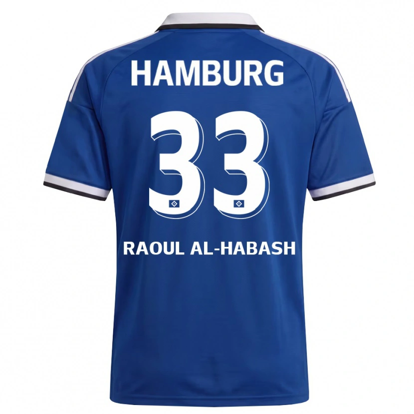 Danxen Kvinnor Luca Raoul Al-Habash #33 Vit Blå Bortatröja Matchtröjor 2026/27 Tröjor T-Tröja