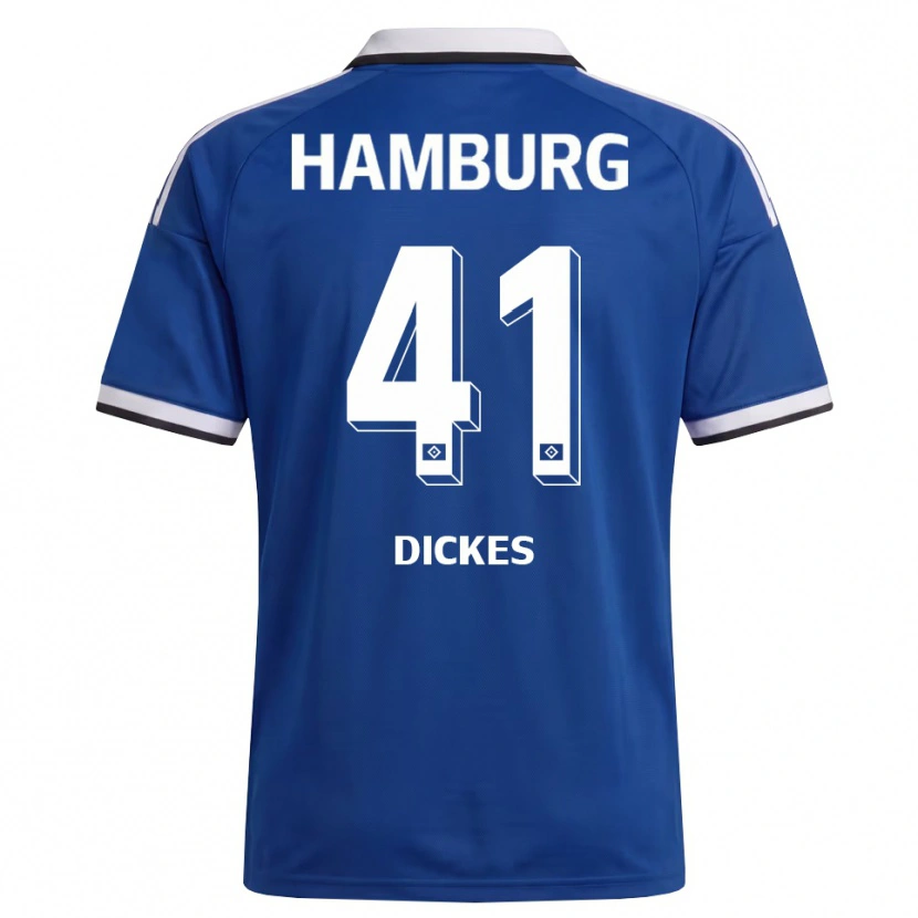 Danxen Kvinnor Fernando Dickes #41 Vit Blå Bortatröja Matchtröjor 2026/27 Tröjor T-Tröja