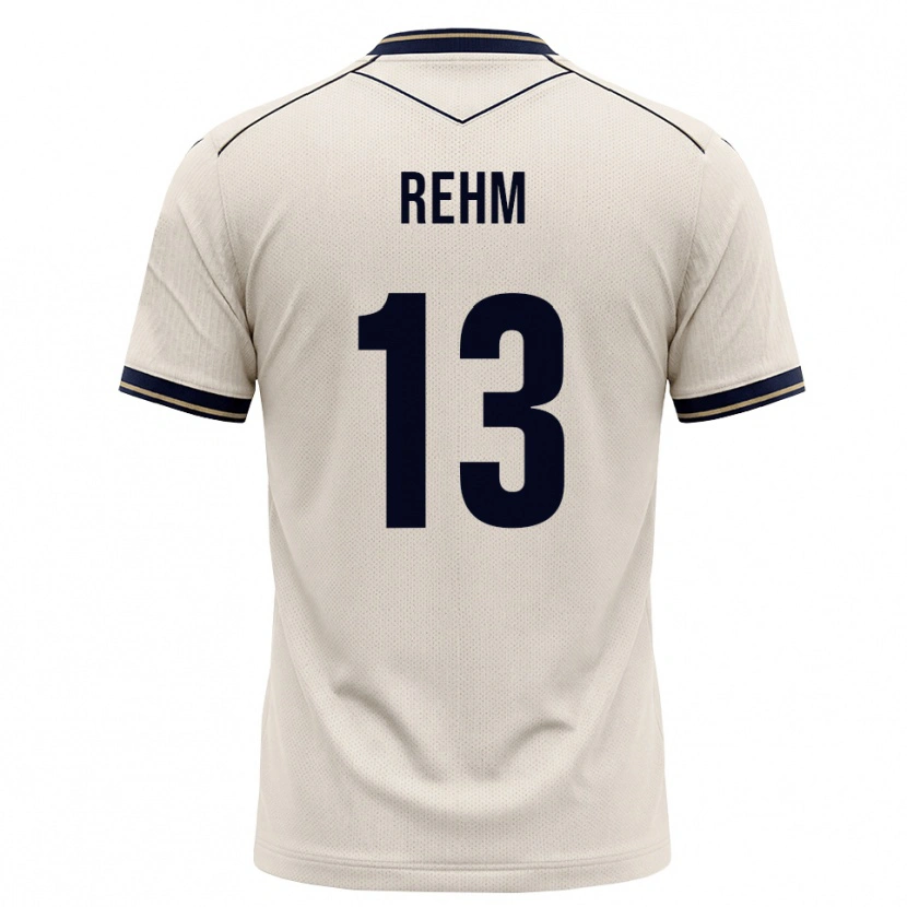 Danxen Kvinnor Louis Rehm #13 Off-White Bläckblå Bortatröja Matchtröjor 2026/27 Tröjor T-Tröja