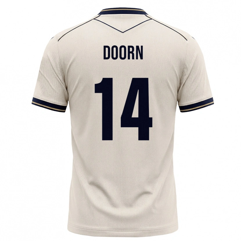 Danxen Kvinnor Lisa Doorn #14 Off-White Bläckblå Bortatröja Matchtröjor 2026/27 Tröjor T-Tröja