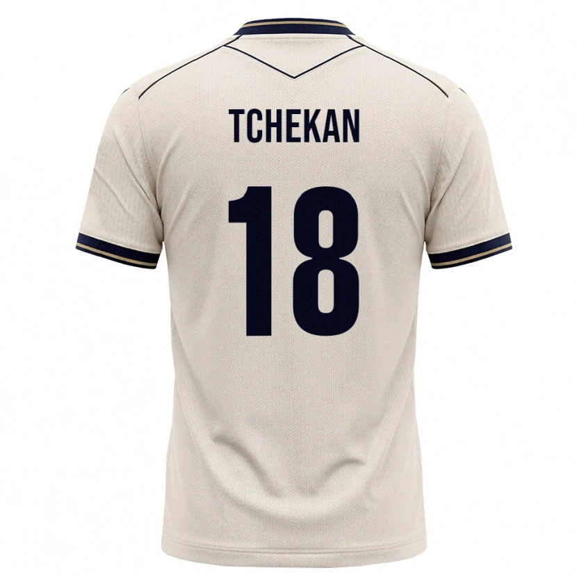 Danxen Kvinnor Ivan Tchekan #18 Off-White Bläckblå Bortatröja Matchtröjor 2026/27 Tröjor T-Tröja