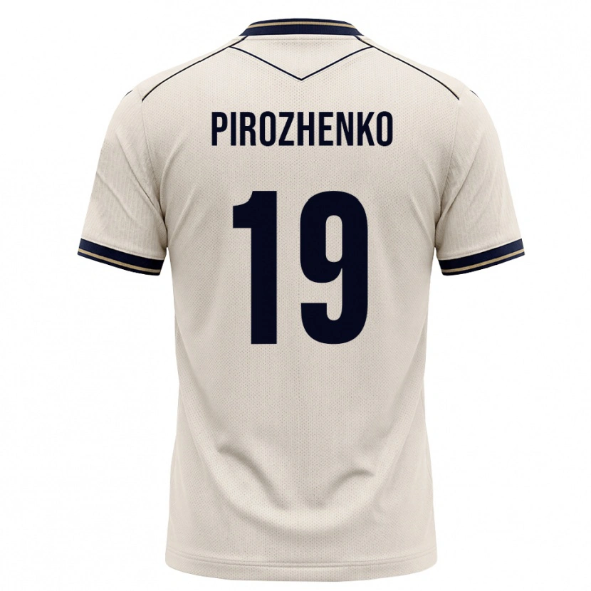 Danxen Kvinnor Mark Pirozhenko #19 Off-White Bläckblå Bortatröja Matchtröjor 2026/27 Tröjor T-Tröja