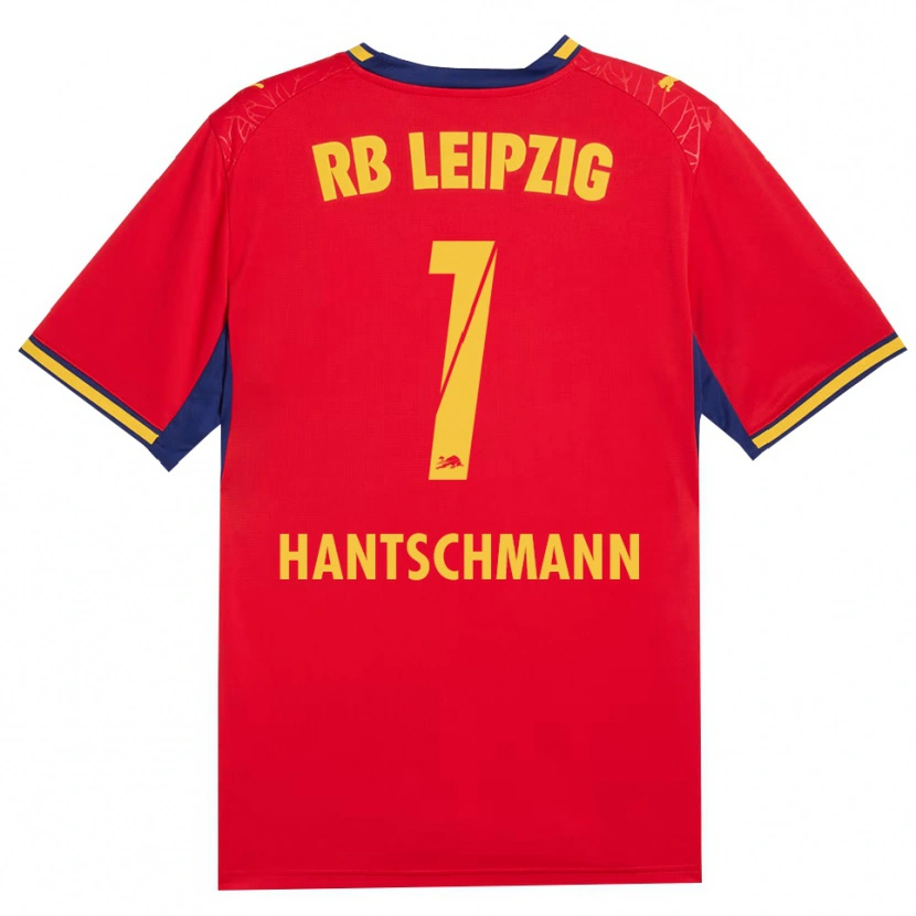 Danxen Kvinnor Franz Hantschmann #1 Röd Gul Kunglig Blå Bortatröja Matchtröjor 2026/27 Tröjor T-Tröja