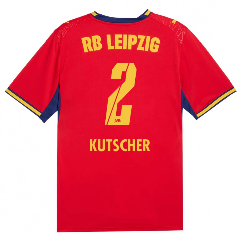 Danxen Kvinnor Matthes Kutscher #2 Röd Gul Kunglig Blå Bortatröja Matchtröjor 2026/27 Tröjor T-Tröja