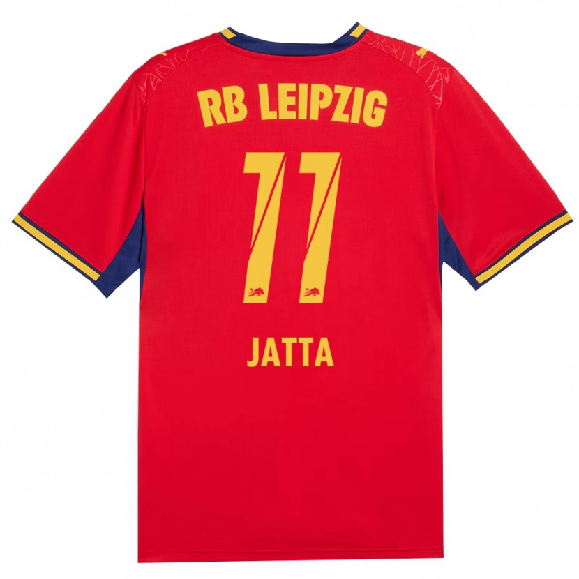 Danxen Kvinnor Nuha Jatta #11 Röd Gul Kunglig Blå Bortatröja Matchtröjor 2026/27 Tröjor T-Tröja