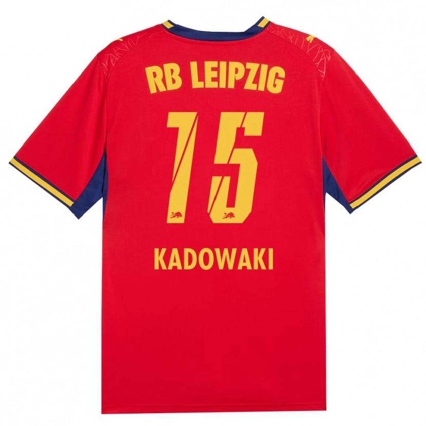 Danxen Kvinnor Mai Kadowaki #15 Röd Gul Kunglig Blå Bortatröja Matchtröjor 2026/27 Tröjor T-Tröja