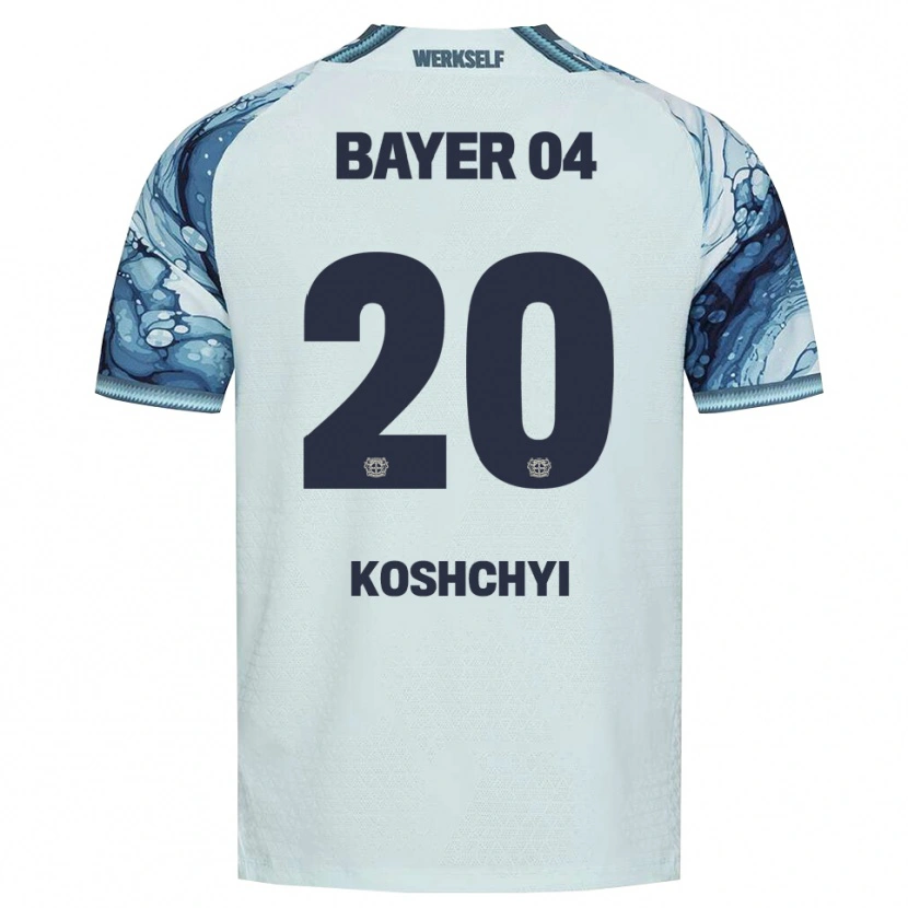 Danxen Kvinnor Yegor Koshchyi #20 Mörkgrön Svart Bortatröja Matchtröjor 2026/27 Tröjor T-Tröja