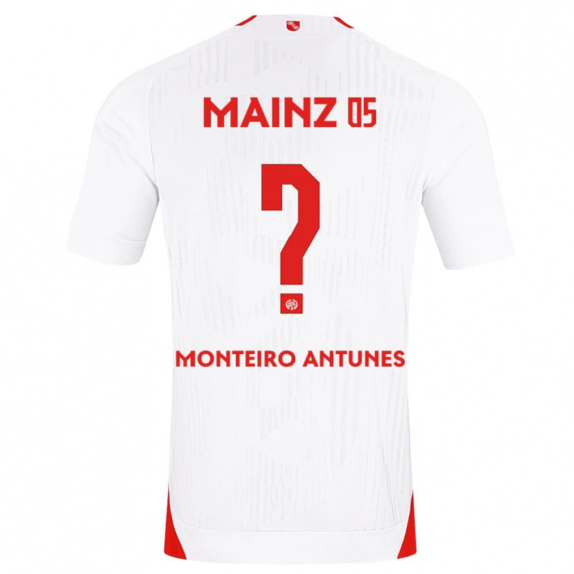Danxen Kvinnor Rafael Monteiro Antunes #0 Vit Röd Gul Bortatröja Matchtröjor 2026/27 Tröjor T-Tröja