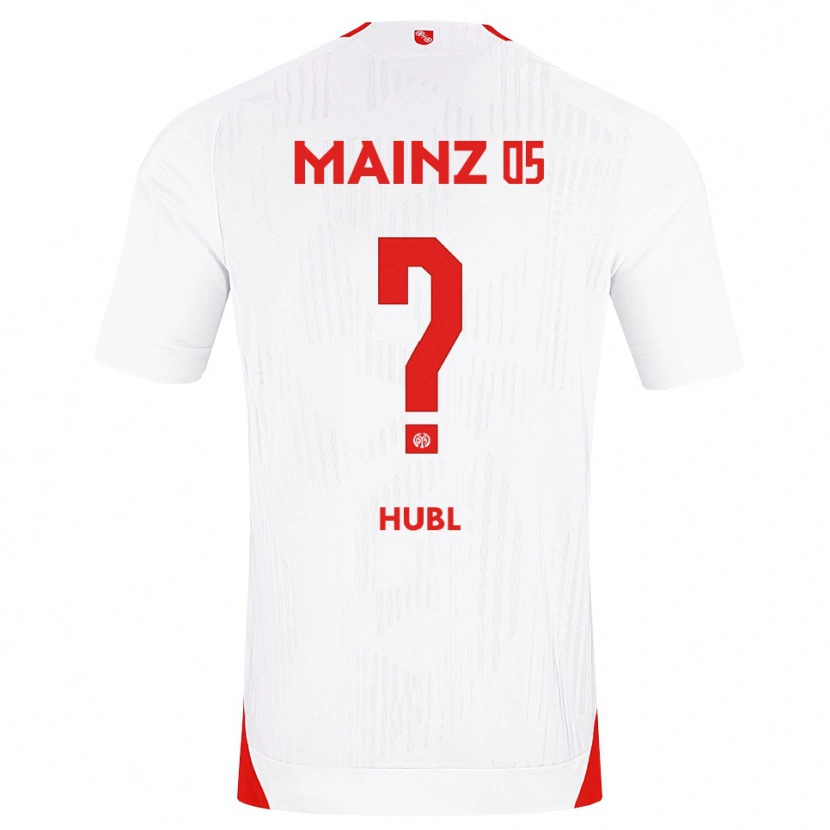 Danxen Kvinnor Jannis Hubl #0 Vit Röd Gul Bortatröja Matchtröjor 2026/27 Tröjor T-Tröja