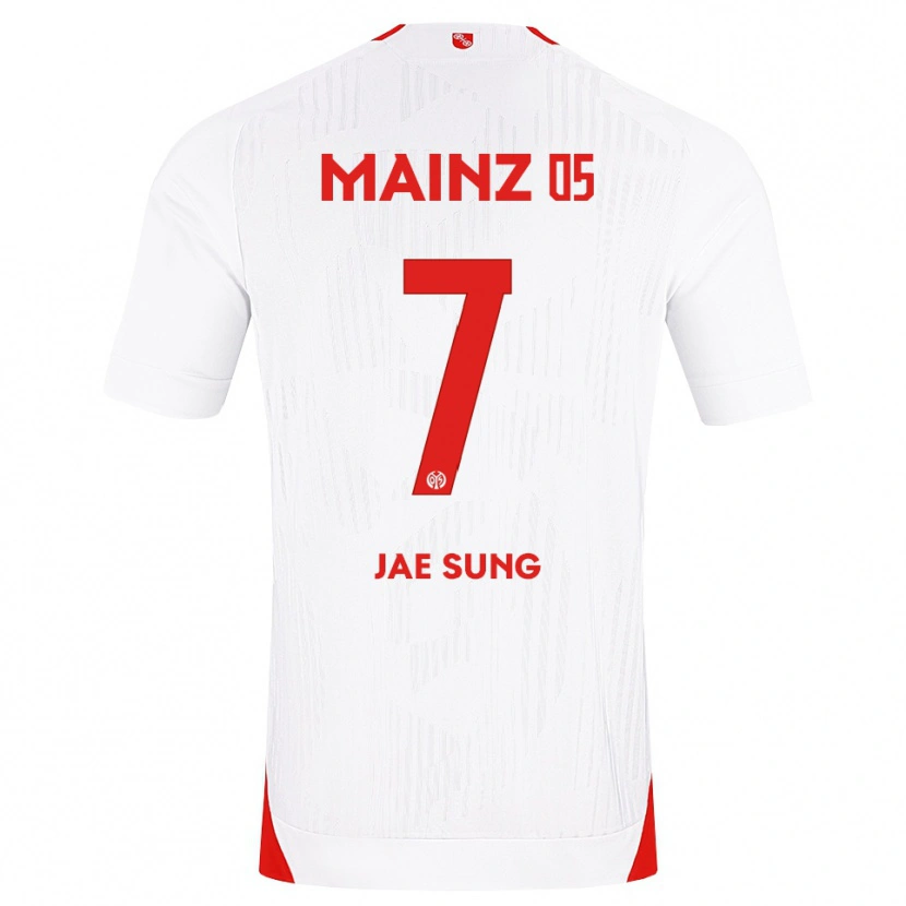 Danxen Kvinnor Jae-Sung Lee #7 Vit Röd Gul Bortatröja Matchtröjor 2026/27 Tröjor T-Tröja