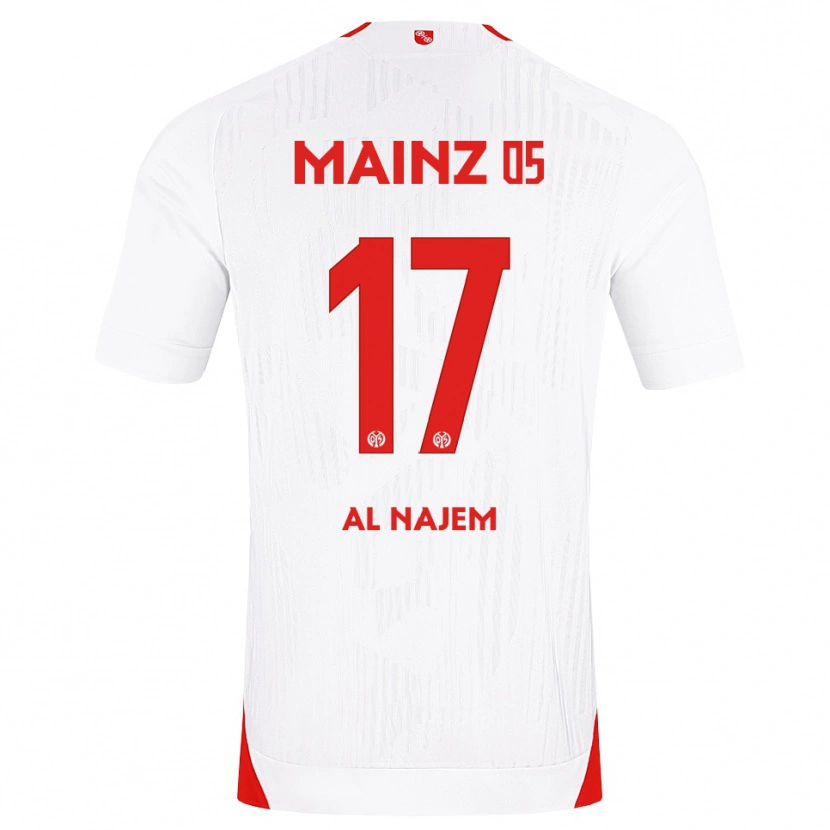 Danxen Kvinnor Salma Al Najem #17 Vit Röd Gul Bortatröja Matchtröjor 2026/27 Tröjor T-Tröja
